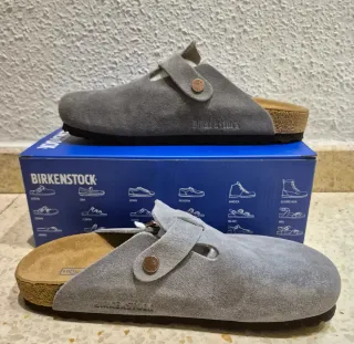Birkenstock Boston Gris Oscuro