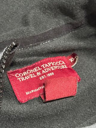 Forro polar gris y negro