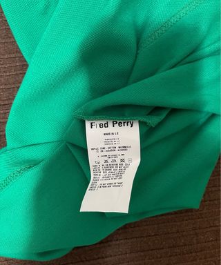 Polo Fred Perry Twin Tipped Verde XL