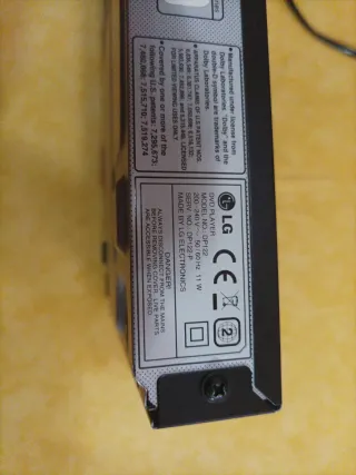 Reproductor DVD LG DivX con Mando Original perfect