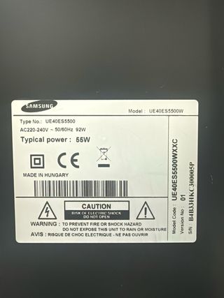 Samsung Smart TV 40 pulgadas