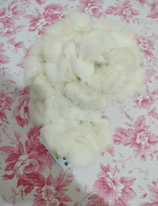 Bufanda Piel de Conejo 155 cm