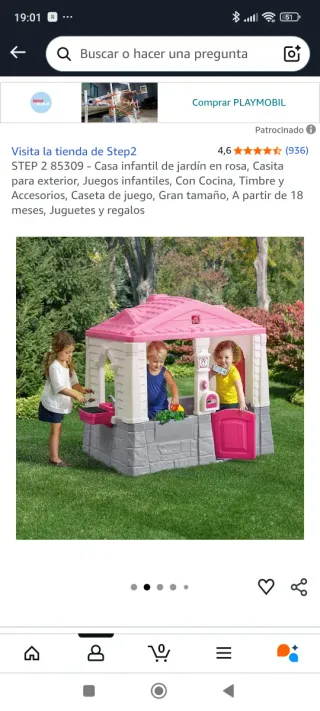 Casa dei giochi rosa per ragazze