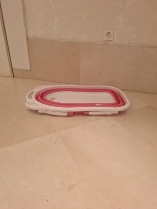 Bañera Plegable Bebé Rosa