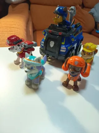 Lote Paw Patrol Vehículos y Figuras