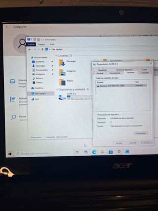 Ordenador portátil Acer Aspire 3820