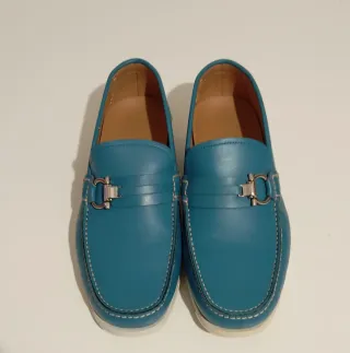 Salvatore Ferragamo mocassini blu