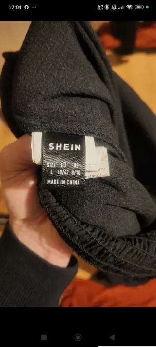 Lote de 3 petos talla L negro naranja verde