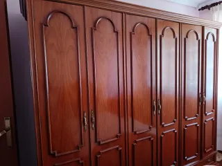 Armario 6 puertas y 3 cajones madera