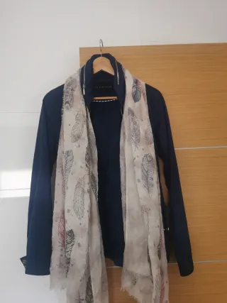 Cazadora azul Tintoretto mujer