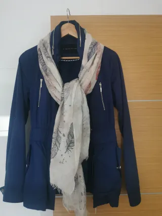 Cazadora azul Tintoretto mujer