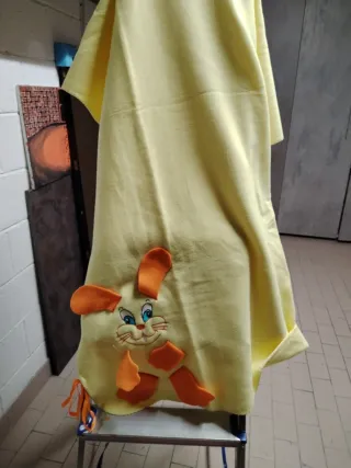 Lenzuolo culla/passeggino con orsetto