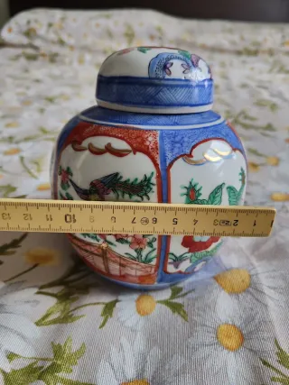 Urna vintage ceramica giapponese anni '40