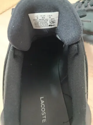 Zapatillas Lacoste Negras