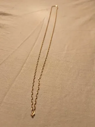 Cadena forzada oro 18k macizo