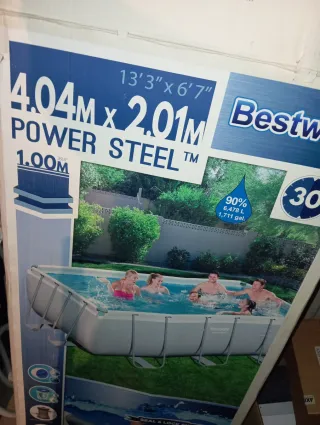 Piscina Bestway 4m x 2m x 1m Power Steel