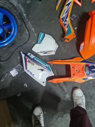 Plástica Pit Bike Rebel Master Naranja