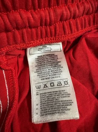 Tuta/pantalone Adidas Rossa