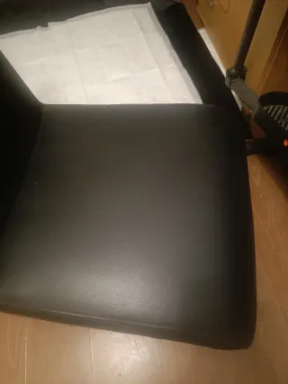 4 Sillas Comedor Piel Negras