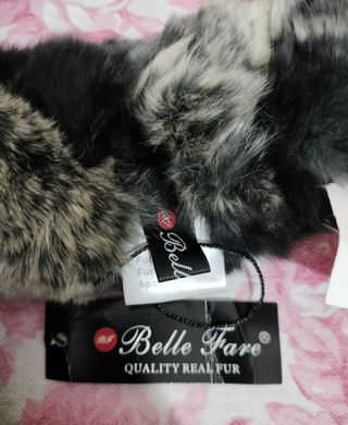 Bufanda Piel de Conejo 65x8 cm