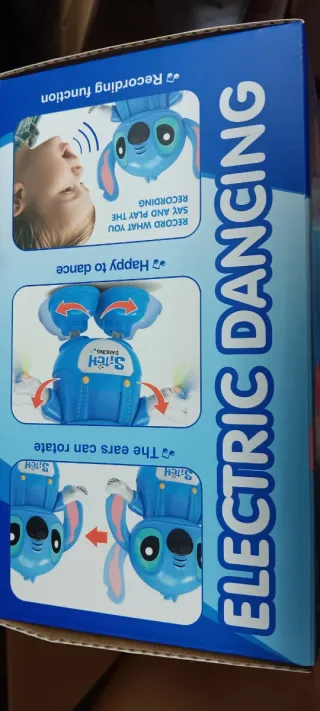 Boneco Stitch Dança e Repete Falas