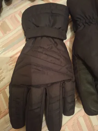 Guantes de moto negros hombre