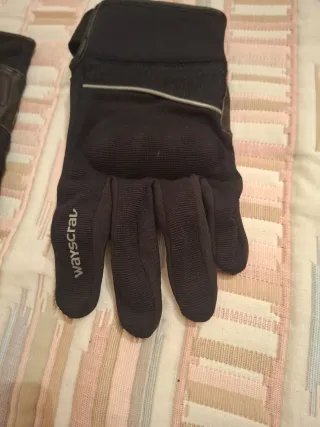 Guantes de moto negros hombre