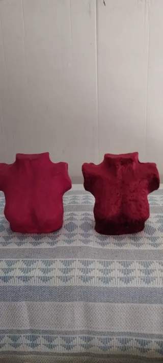 Bustos Joyería Terciopelo Rojo/Morado varios tamañ