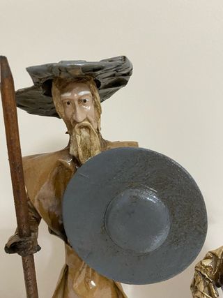Figuras Quijote y Sancho Panza Papel