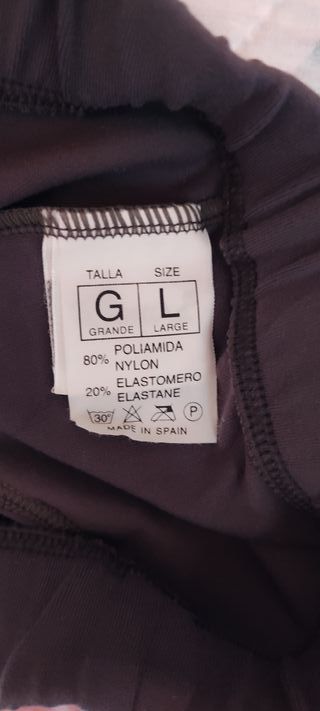 Top Suplex Rosaura nuevo, gris, talla G, mod. 1107