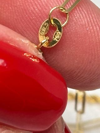 Collana in oro con ciondolo a cuore