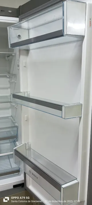 Nevera Combi Bosch Acero Inoxidable No Frost A+