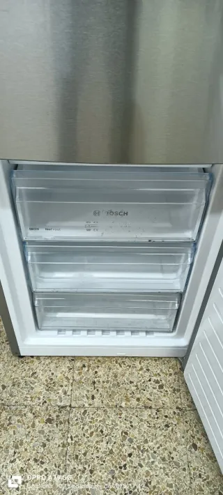 Nevera Combi Bosch Acero Inoxidable No Frost A+