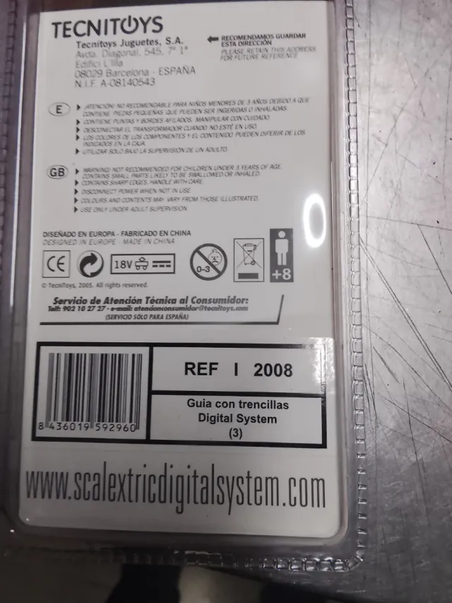 Scalextric Guías Digital System SDS v1