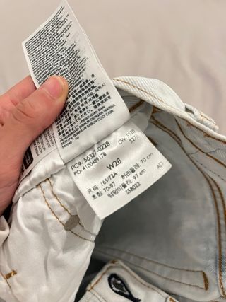 Shorts Levis Azules Desgastados