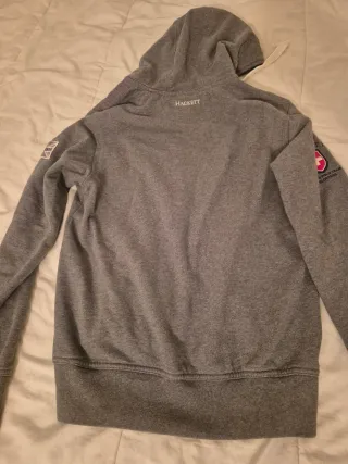 Chaqueta Hackett con Capucha Gris