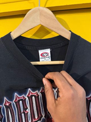 Camiseta Vintage Cardinals Negra y Roja