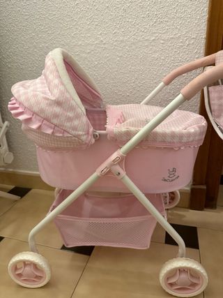 Cochecito Muñecas De Cuevas Rosa