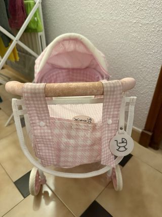 Cochecito Muñecas De Cuevas Rosa