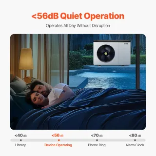 Pompa di Calore Elettrica per Piscina 1,48-7,11 kW