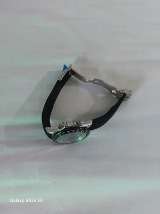 Reloj Rolex Daytona Negro y Plateado