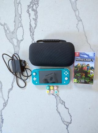 Nintendo Switch Lite Azul + Minecraft