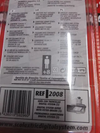 Scalextric Guías V1 Digital System SDS