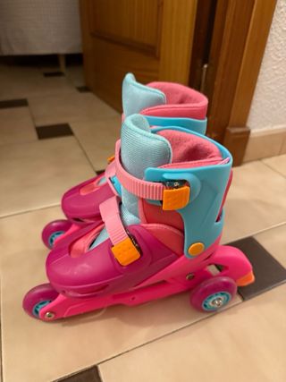 Patines niña línea Molto rosa y azul 31-34