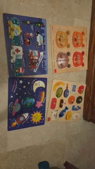 Puzzles de madera para niños