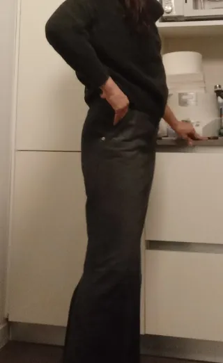 Gonna lunga in jeans