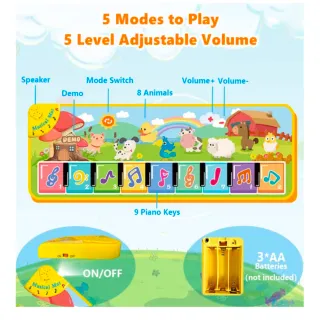 Alfombra musical Lobyoh para bebé