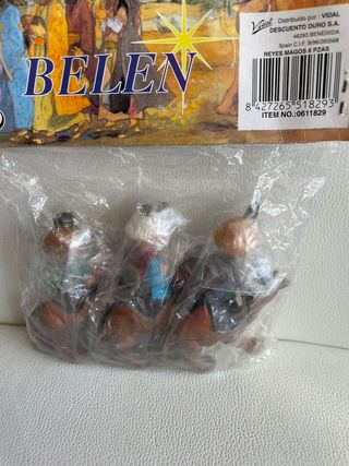 Bolsa precintada Figuras reyes Magos Belen Vidal