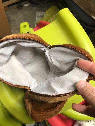 Zainetto peluche marrone