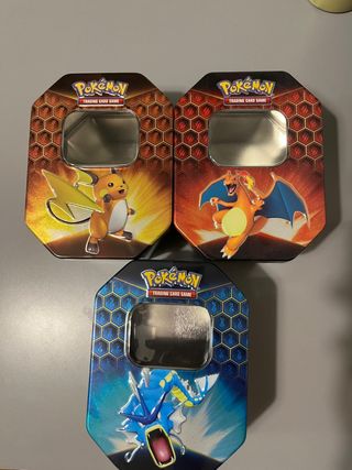 Pack 3 Cajas Metálicas Pokémon